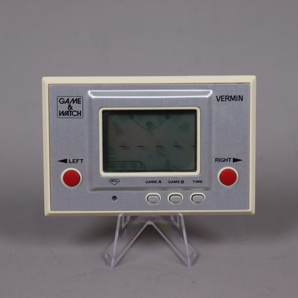 Nintendo, Game & Watch Silver series, MT-03, "Vermin", 1980