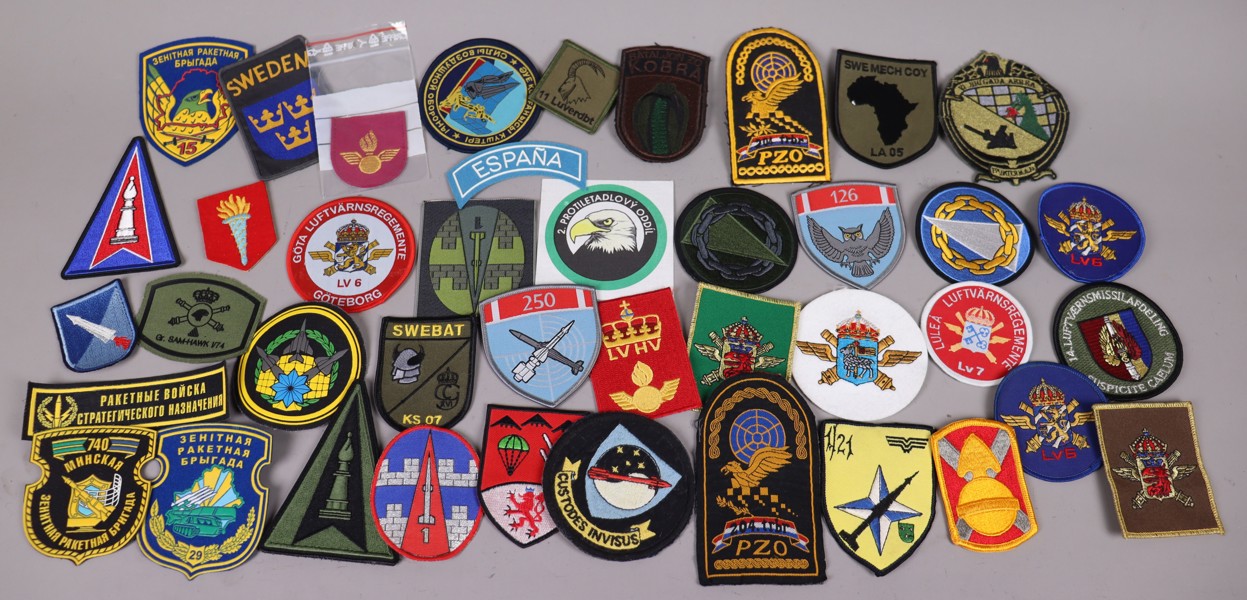 Militära tygmärken/patches