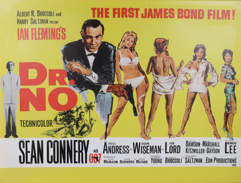 James Bond - Dr. No, tryck på canvas