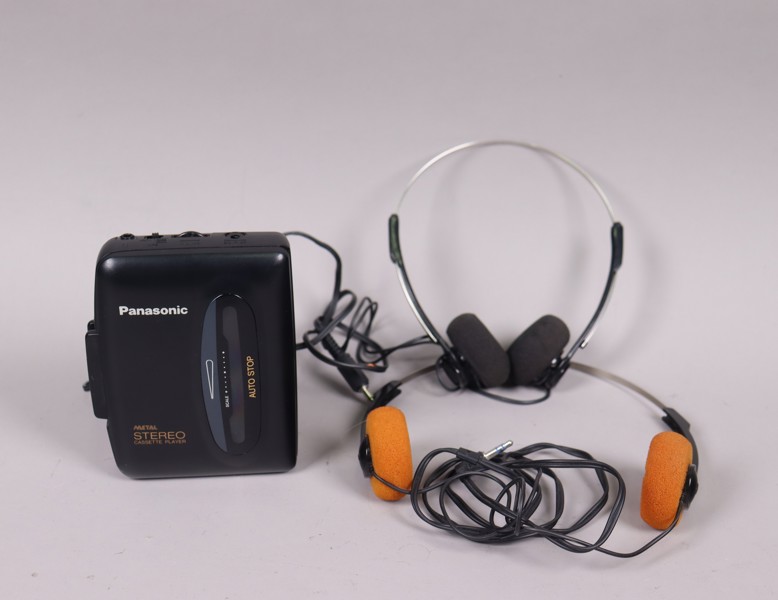 Panasonic EQ-P30 freestyle/walkman med hörlurar