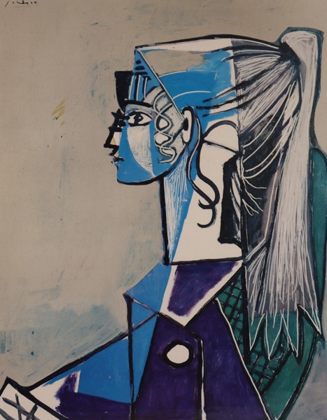 Pablo Picasso, tryck, "Sylvette XIII"