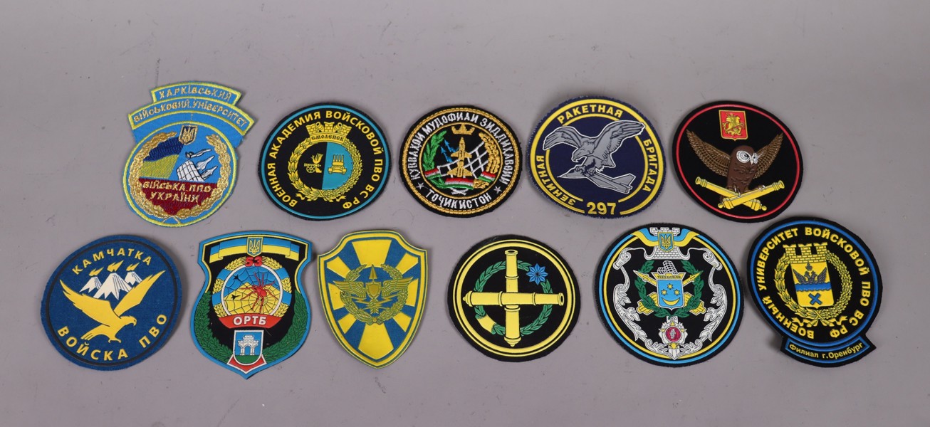 Militära tygmärken/patches, Ryssland mm