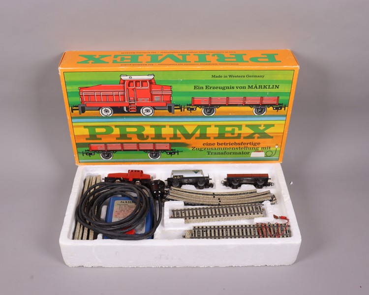 Märklin, Primex, tågset med spår och transformator