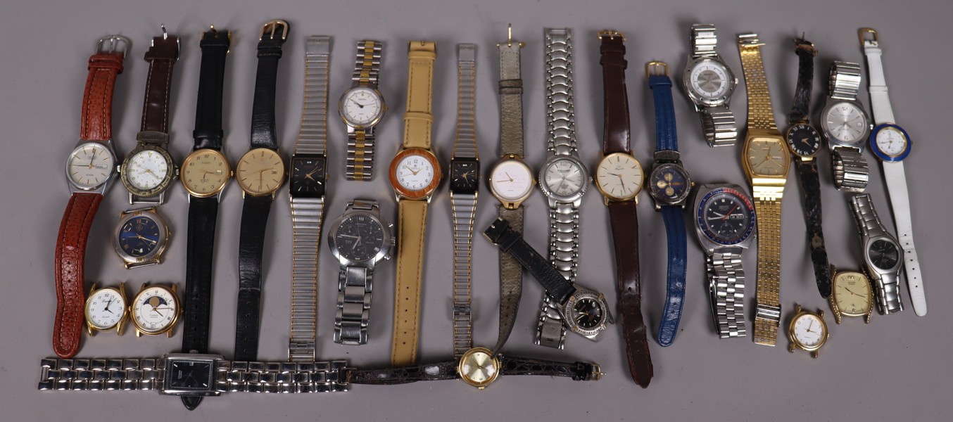 Diverse klockor, Tissot, Certina, Citizen mm, 28st