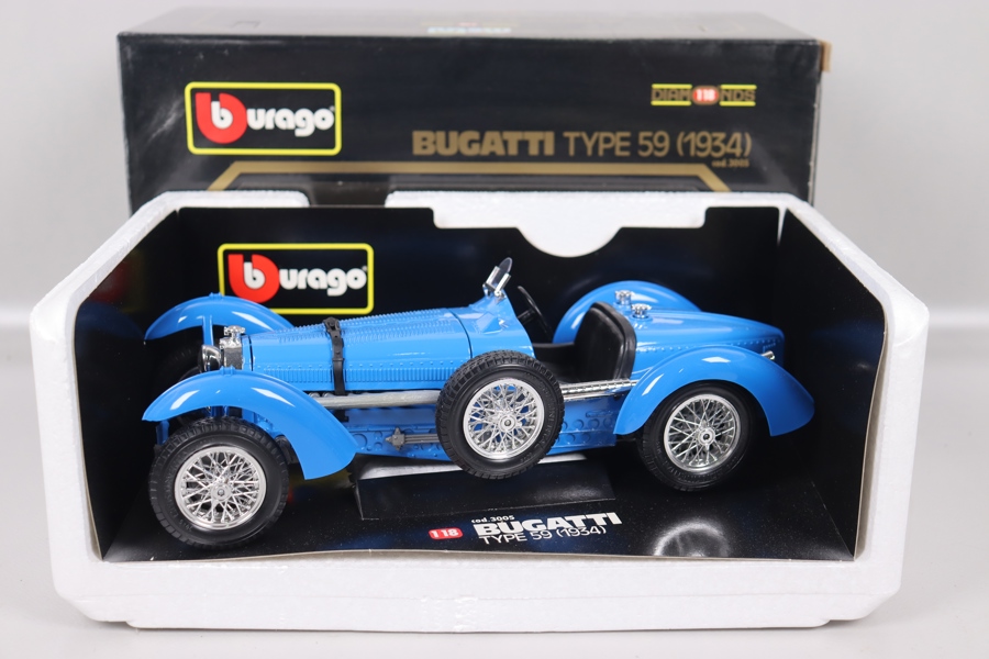 Burago, 1934 Bugatti Tupe 54, 1:18