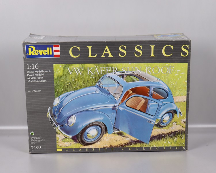 Revell, byggmodell, Volkswagen Käfer Sun Roof, 1:16