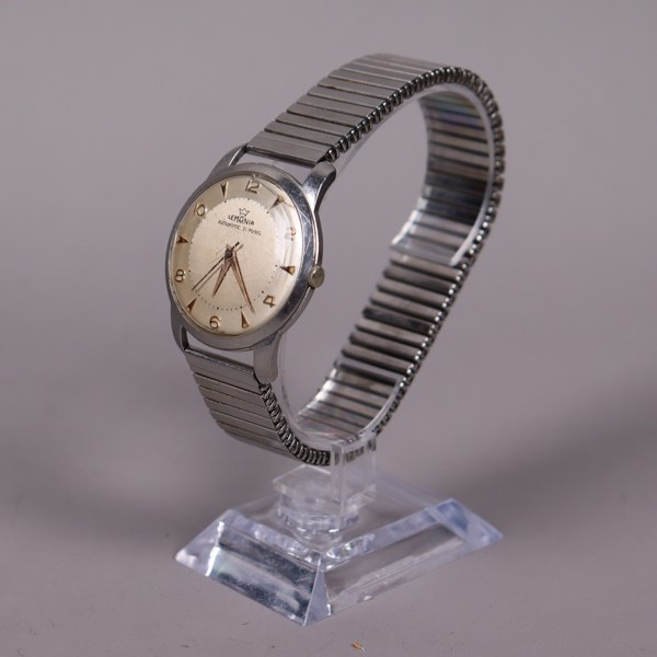 Lemania herrklocka, automatic, 21 rubis, Swiss made, 1950/60-tal