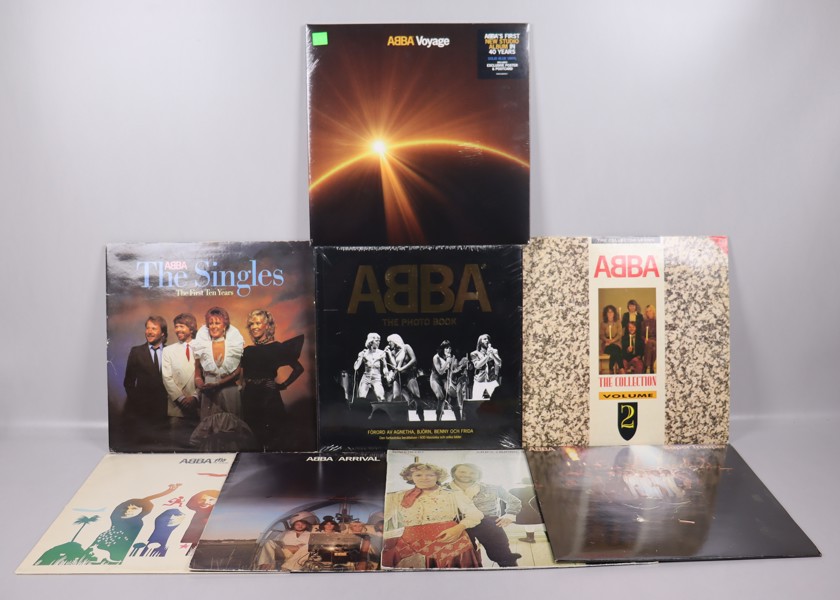 Abba The Photo Book samt 7 lp-skivor