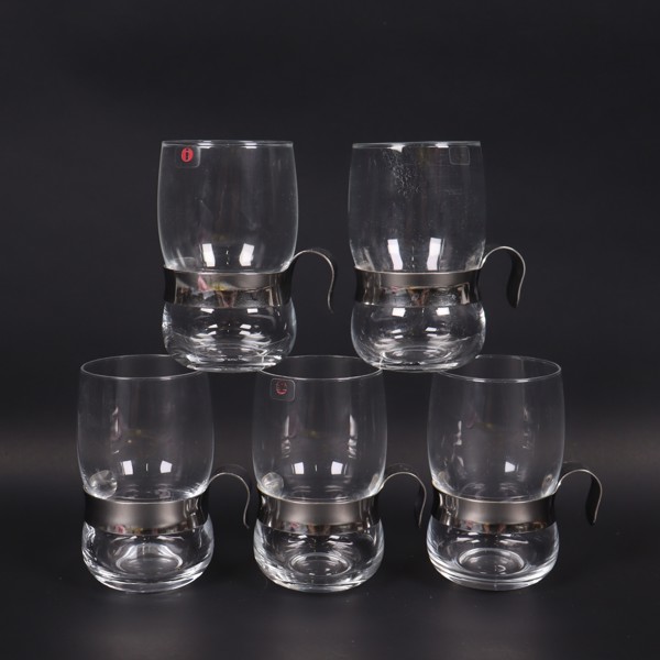 Jorma Vennola, Iittala, "Paula", irishcoffee- / teglas, 5st