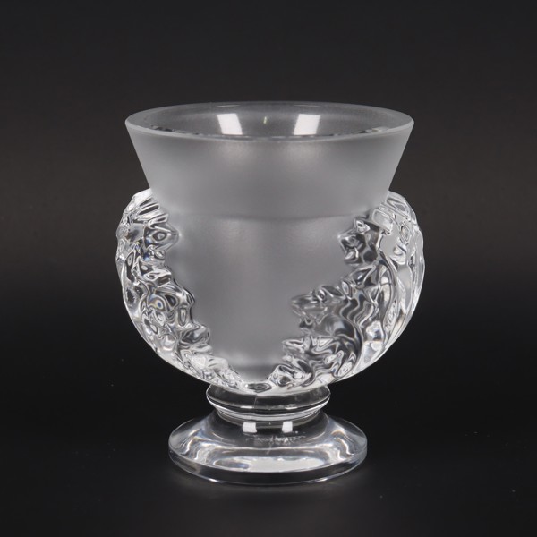 Lalique, France, "St Cloud", vas i kristallglas