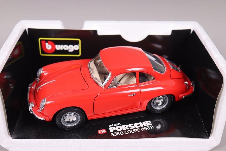 Burago, 1961 Porsche 356 B Coupé, 1:18