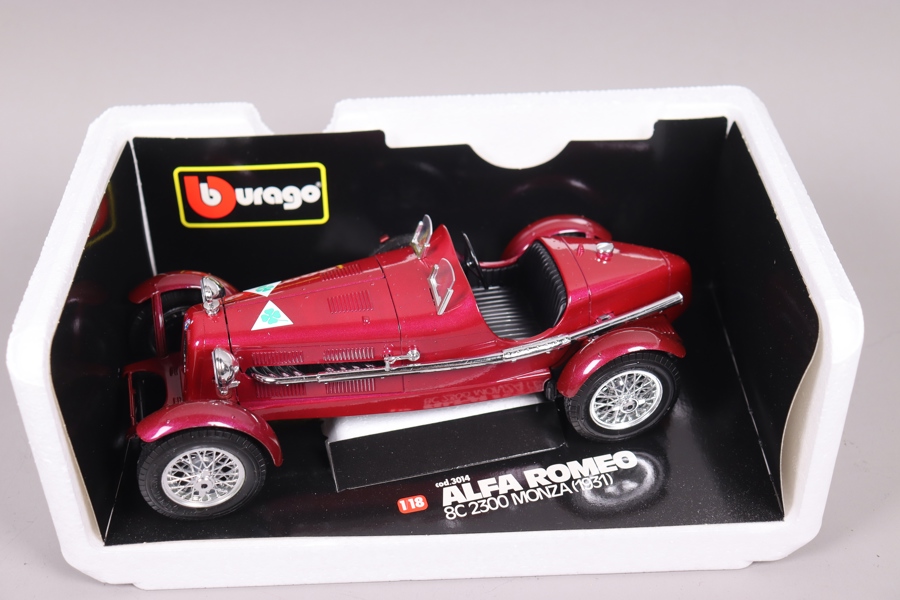 Burago, 1931 Alfa Romeo 8C 2300 Monza, 1:18