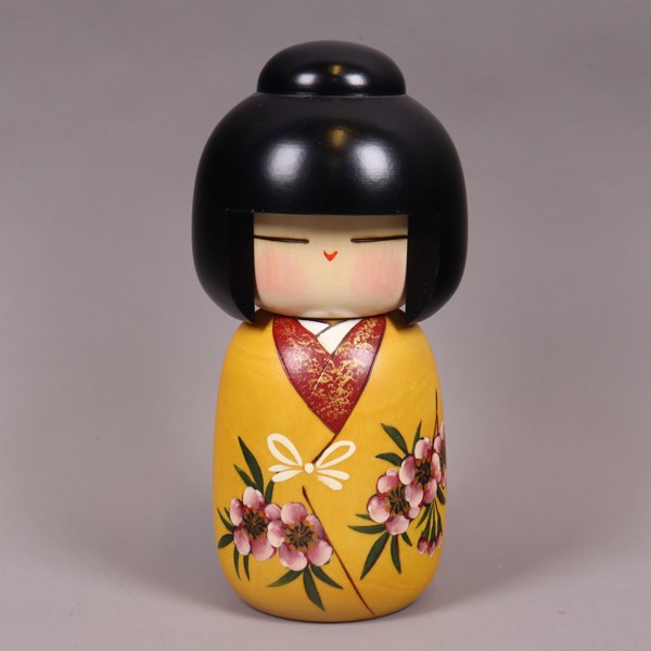 Kokeshi docka, Japan, bemålat trä