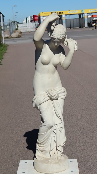 Venus Anadyomene (Aphrodite), staty efter Karl Voss (1825 - 1896)