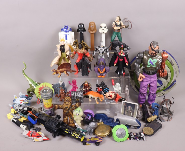 Actionfigurer, Batman, Star Wars, LOTR mm