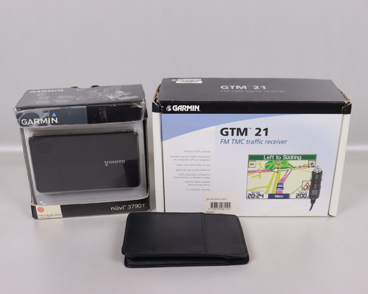 Garmin Nuvi 3790T GPS samt GTM 21 GPS