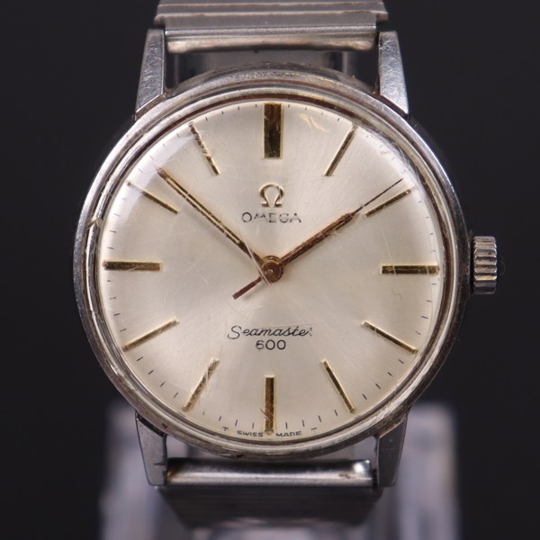 Omega Seamaster 600, manuell herrklocka i stål, 1966