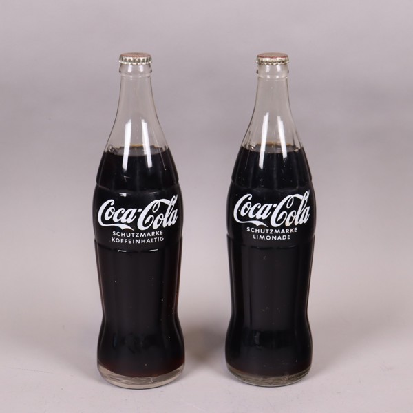 Coca-Cola, Germany, 0,7 liter, 1958, oöppnade, 2st