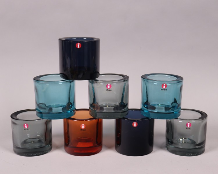 Heikki Orvola, Iittala, Marimekko, "Kivi (Sten)", ljuslyktor, 8st_50862a_8dc6356b6e56d74_lg.jpeg