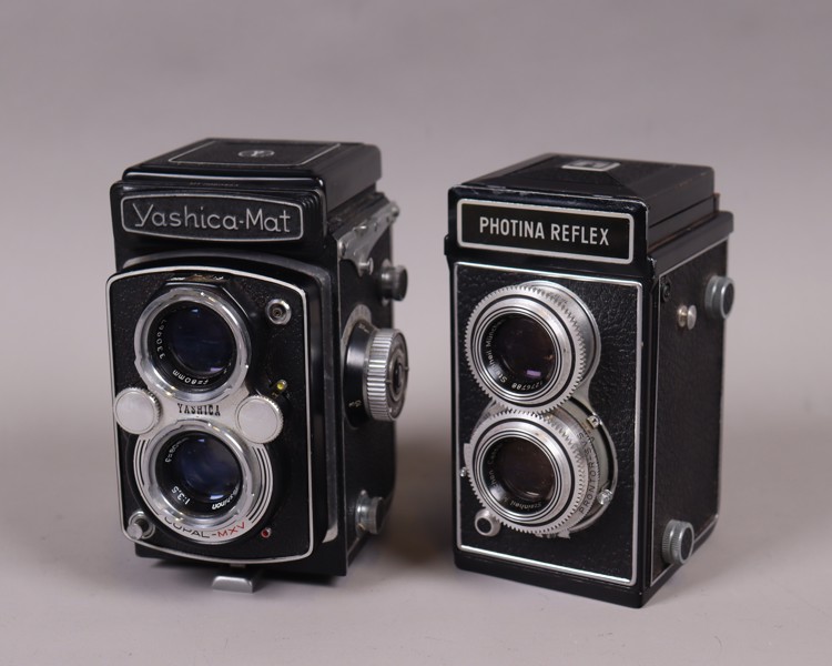 Yashica-Mat och Photina Reflex, 35mm reflex kameror, 2st