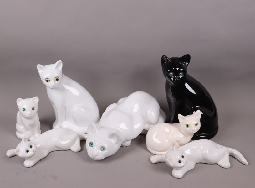 Katter i keramik, 7st_50925a_8dc64f0190fd8ae_lg.jpeg
