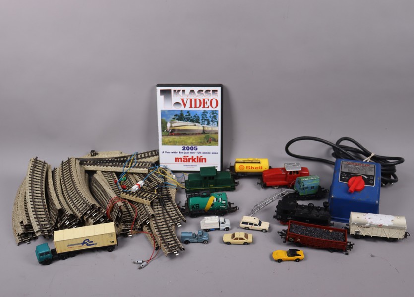 Märklin, Fleischmann, Lone Star, Wiking mm, lok, vagnar, spår, bilar mm