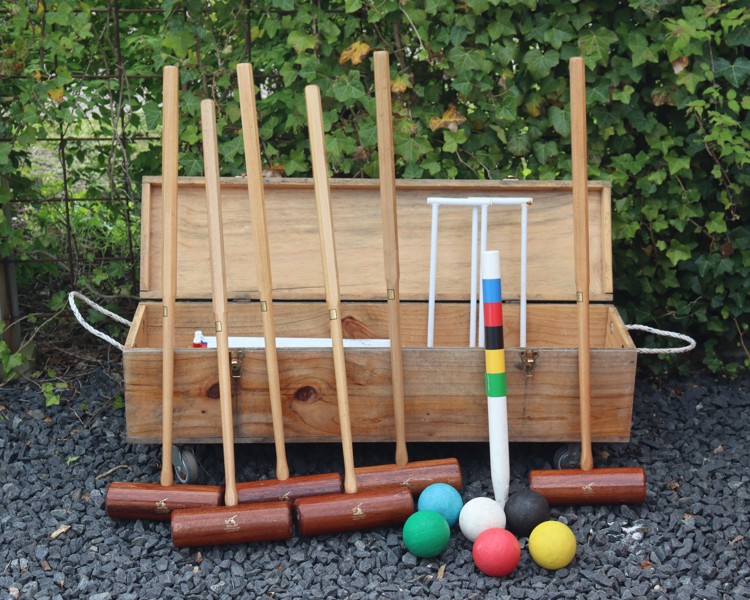 Wood Mallets, New Zeeland, krocketset (Croquet)