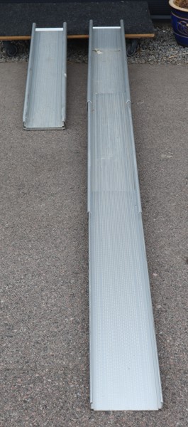 Lastramp i aluminium, 1 par