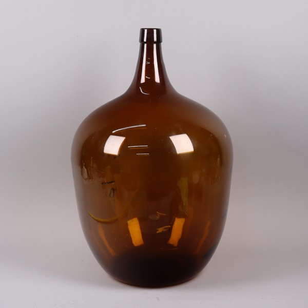 Damejeanne, brunt glas, ca 25 liter