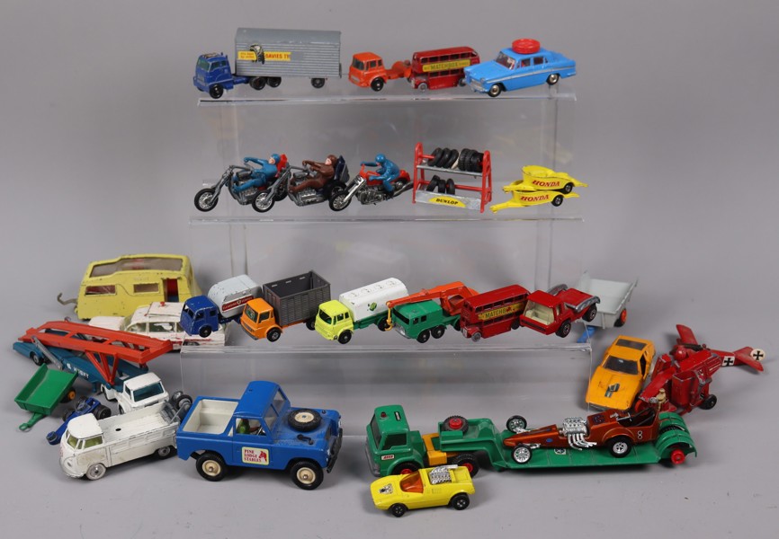 Leksaksbilar, Hot Wheels Rrrumblers, Lesney, Corgi, Dinky mm