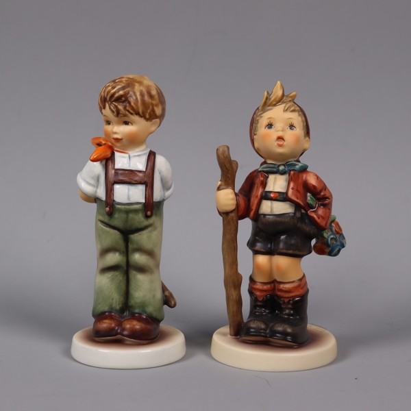 Goebel, Hummel, figurin 760, "Country Suitor" & figurin 626 "I Didn't Do It", 2st