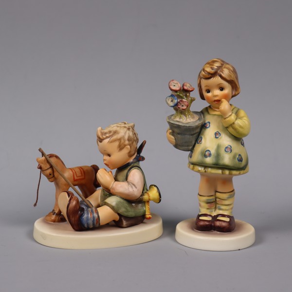 Goebel, Hummel, figurin 658, "Playful Blessing" & figurin 463 "My wish is small", 2st