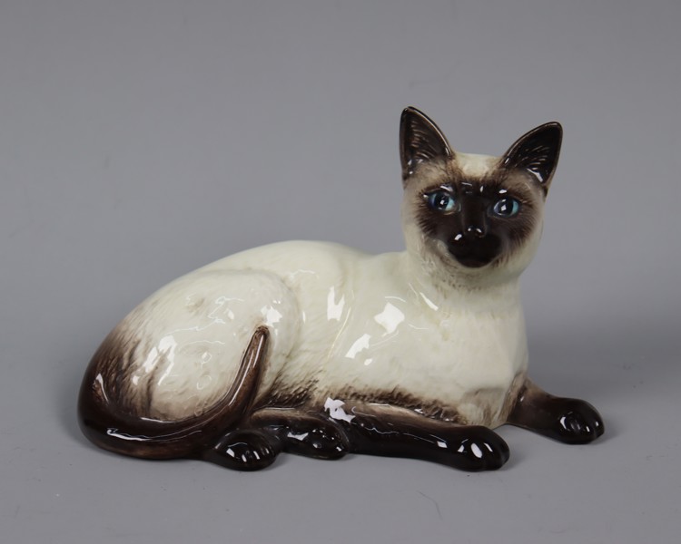 Beswick, England, siameskatt i porslin