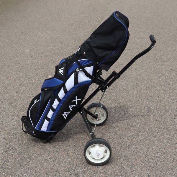 Max Junior 138-152cm golfset, klubbor, bag och vagn