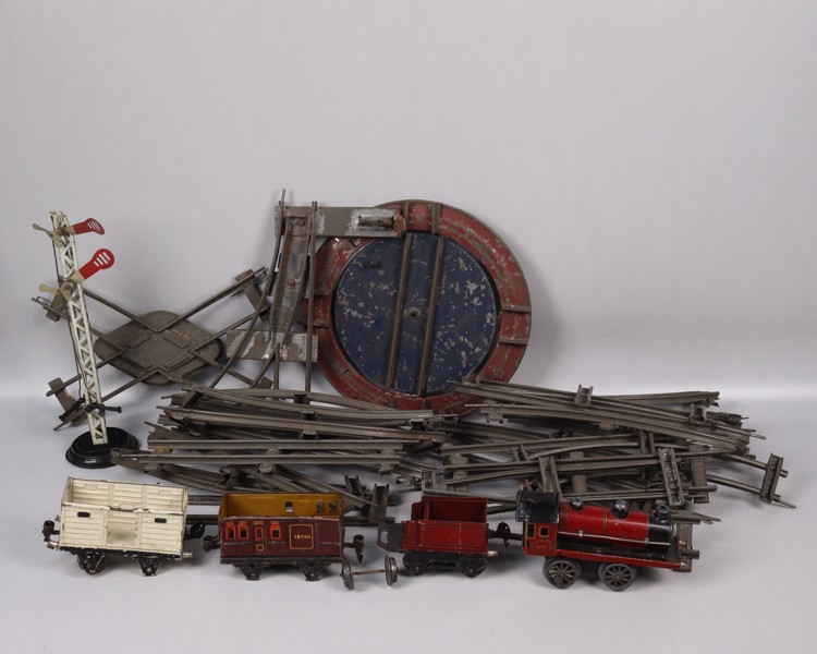 Märklin, Lok 9670 samt vagnar, spår, växlar mm