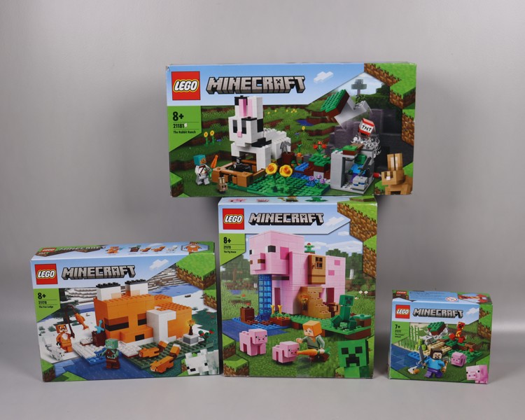 Lego, Minecraft #21181, #21178, #21170, #21177