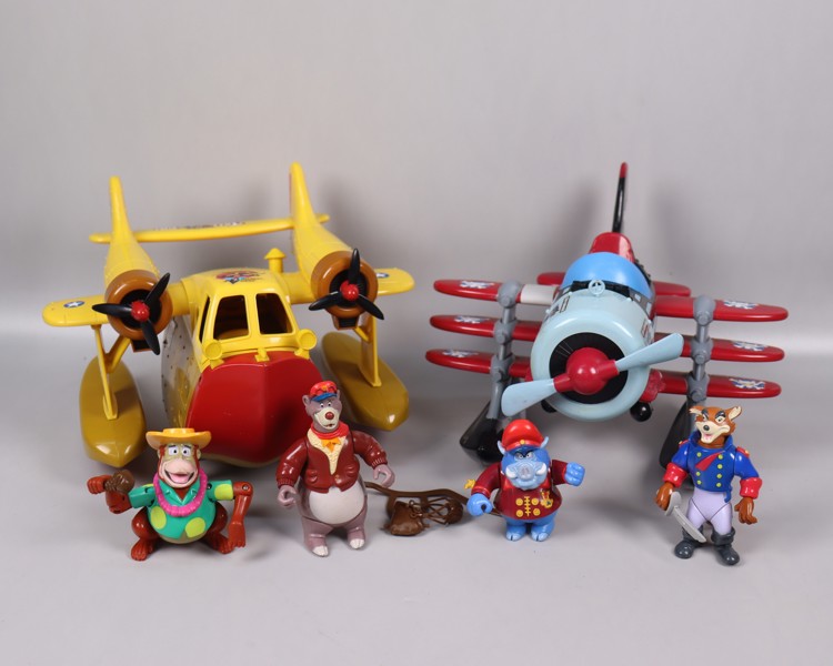 Disney, Tail Spin, flygplan och figurer, 6 delar