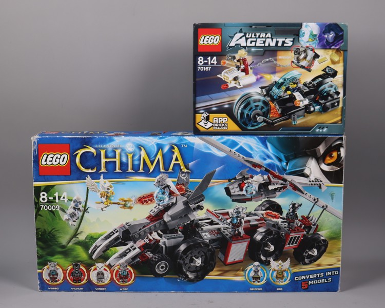 Lego, #70009 Legends of Chima samt #70167 Ultra Agents