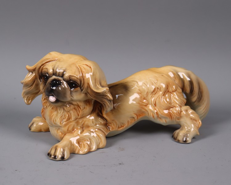 Goebel, figurin, hund, Pekines