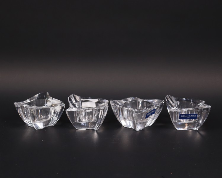 Villeroy & Boch, ljuslyktor i glas, 4st