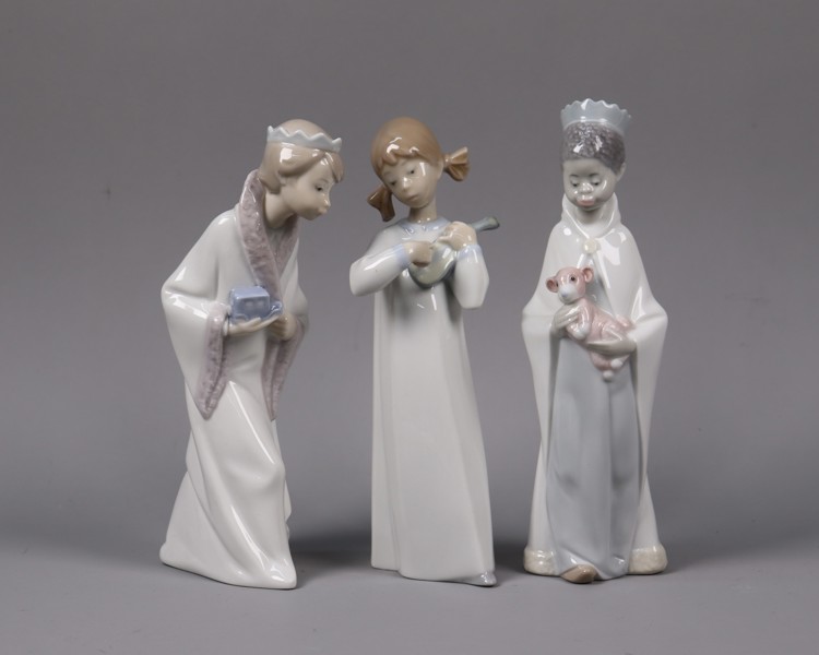 Lladro, figuriner, 3st