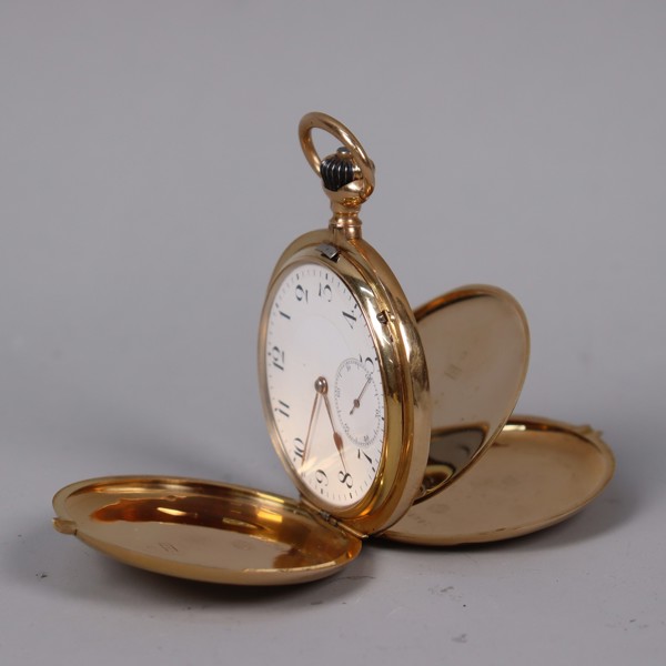 IWC, "Probus Scafusia", fickur, savonett, 18k guld, 1910-tal