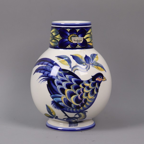 Christian Joachim, Royal Copenhagen, "Blue Pheasant", vas i porslin