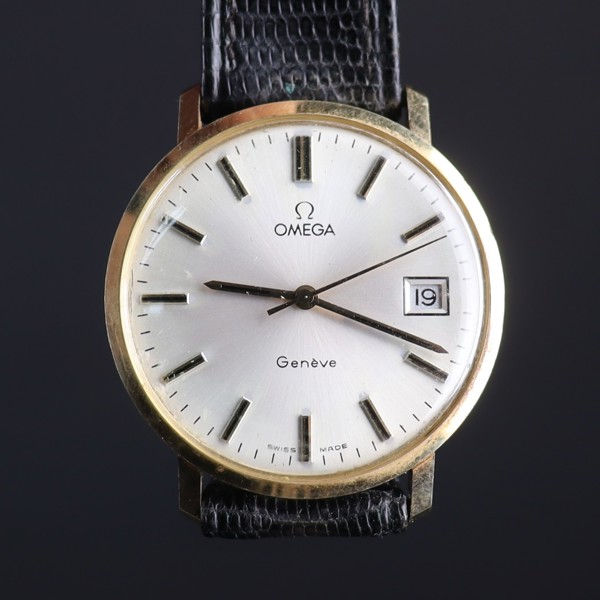 Omega Genève, armbandsur, 14k guld, 1972