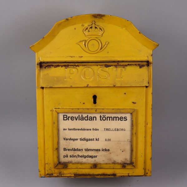 Post -/brevlåda, Kungliga Postverket, 1950-tal