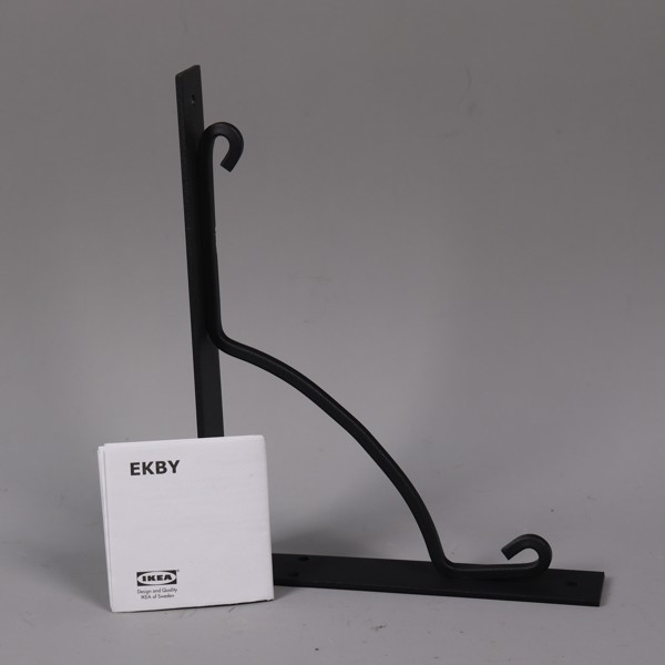 Ikea, "Ekby", konsoller i metall, 8st