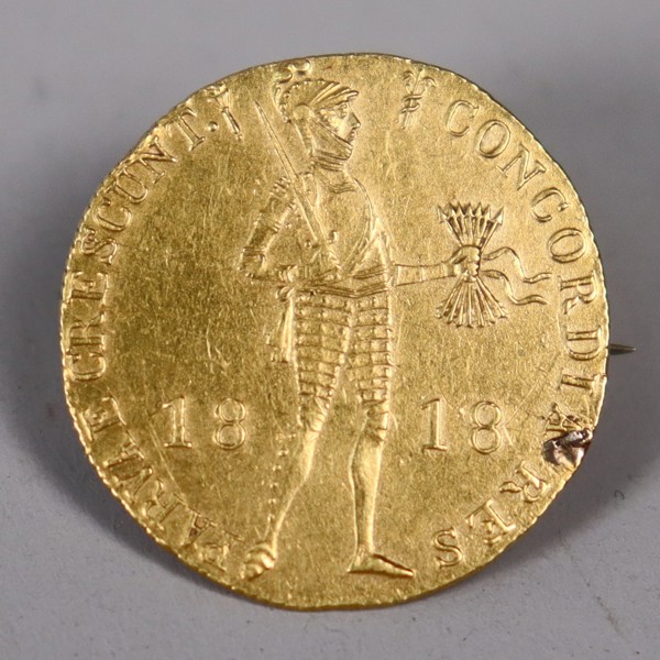 Guldmynt, 1 dukat, Kung William I (1814 - 1840), Nederländerna, 0.983