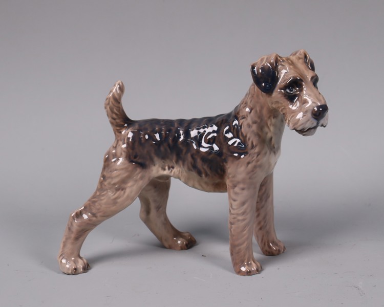 Dahl Jensen, figurin 1079, Airedale Terrier