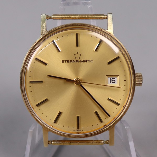 Eterna-Matic, armbandsur, 18k guld