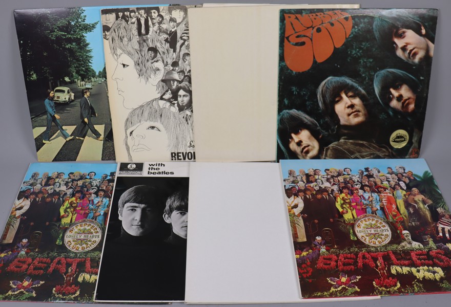 LP -/vinylskivor, The Beatles, 8st